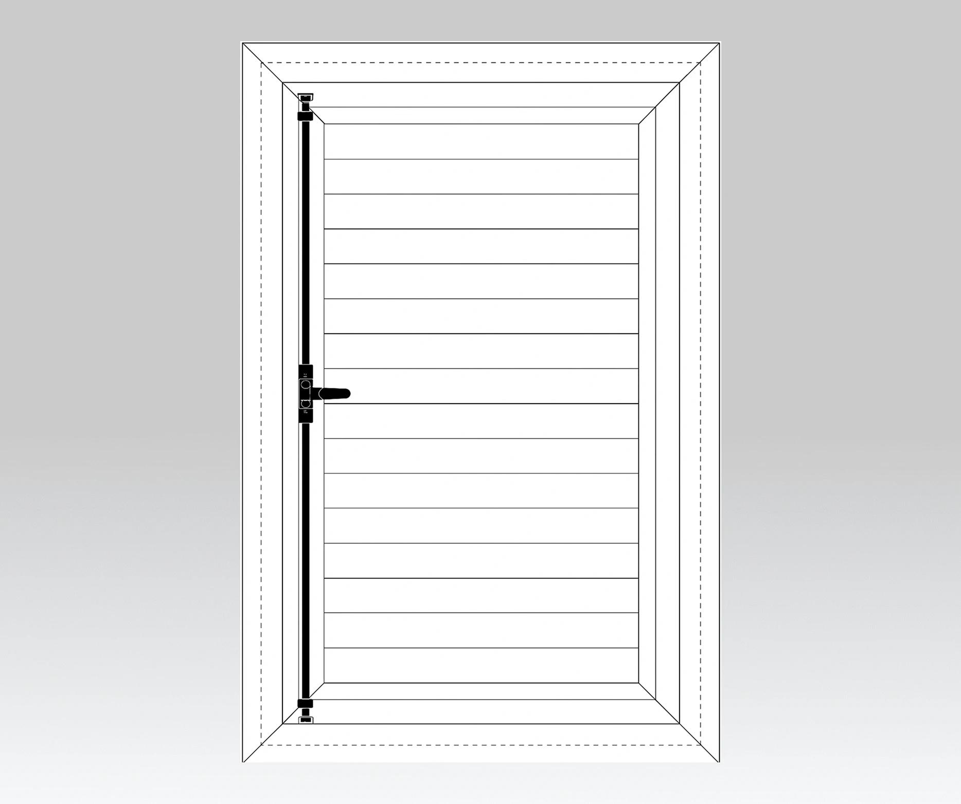 VOLETS PERSIENNE ALUMINIUM SIMPLE OUVRANT EURO PERSIENNE