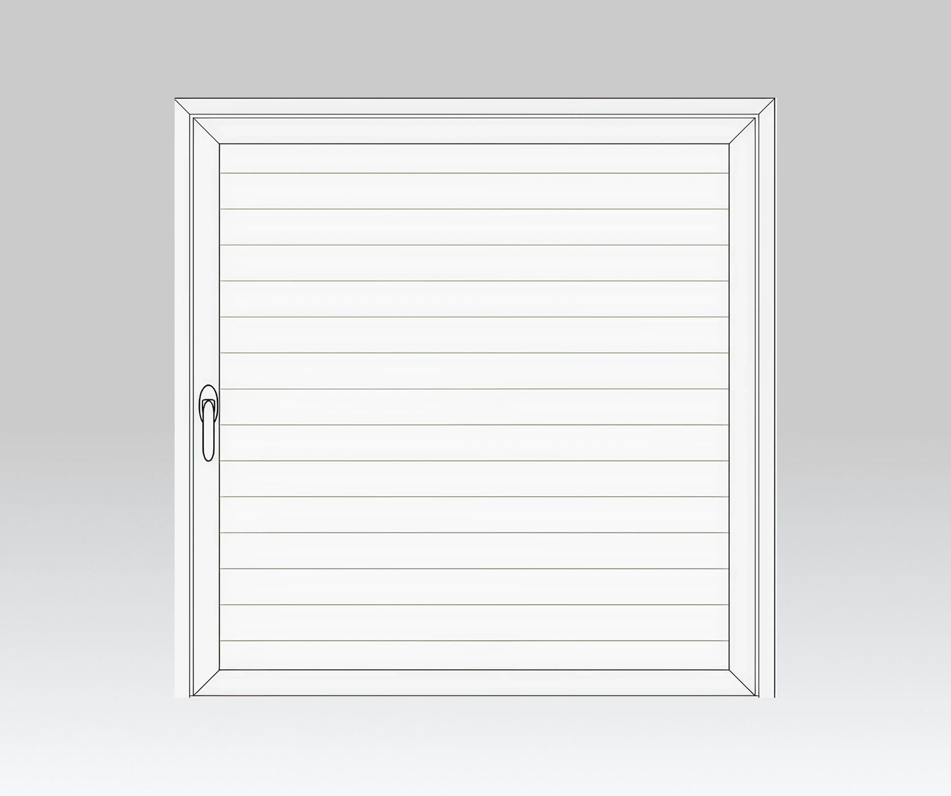 VOLETS BATTANTS EN ALUMINIUM 1 VENTAIL