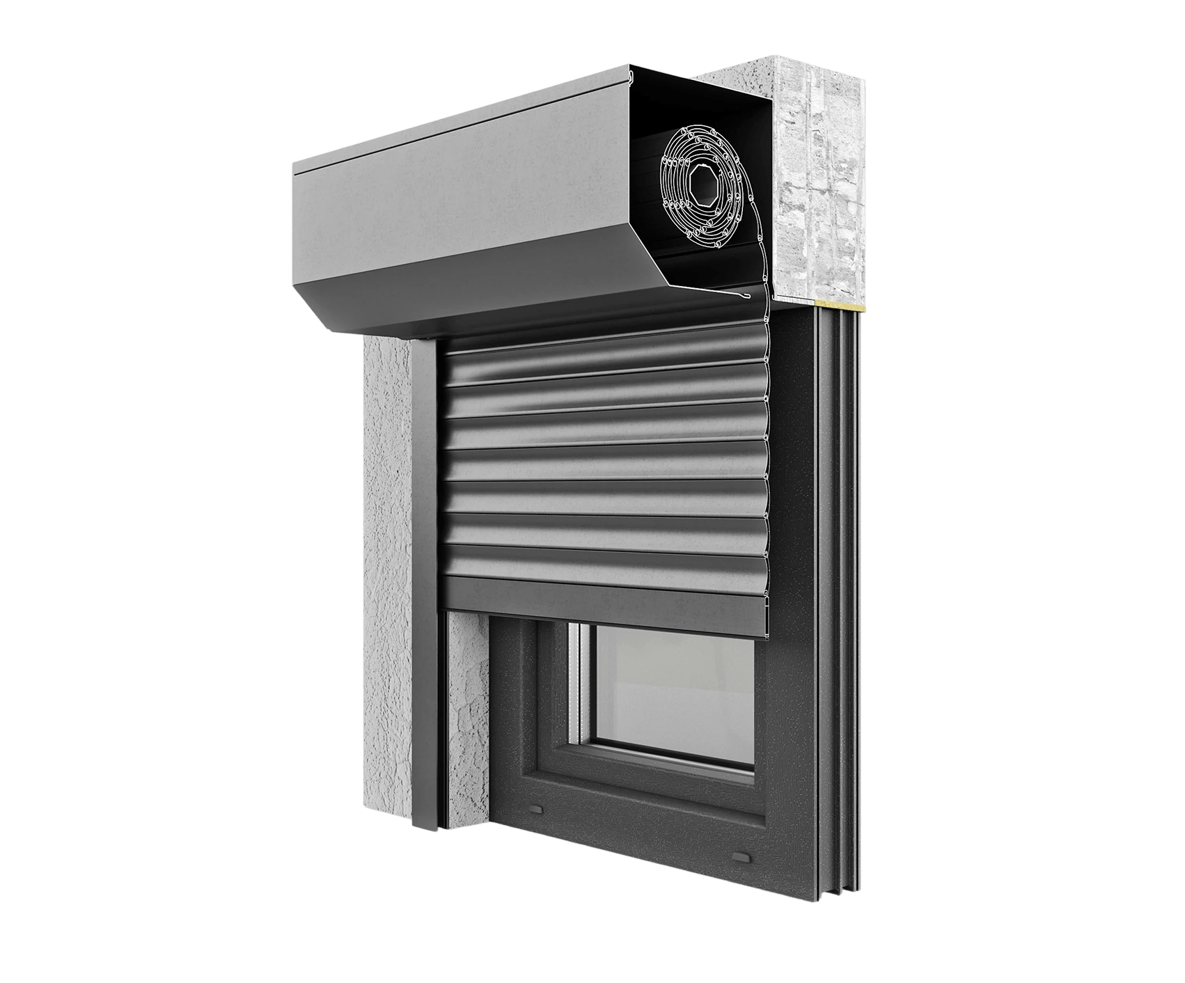 POSE EXTERIEUR VOLET ROULANT SK45